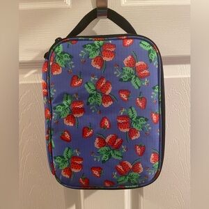 Like new- Baggu lunch box wild strawberry print